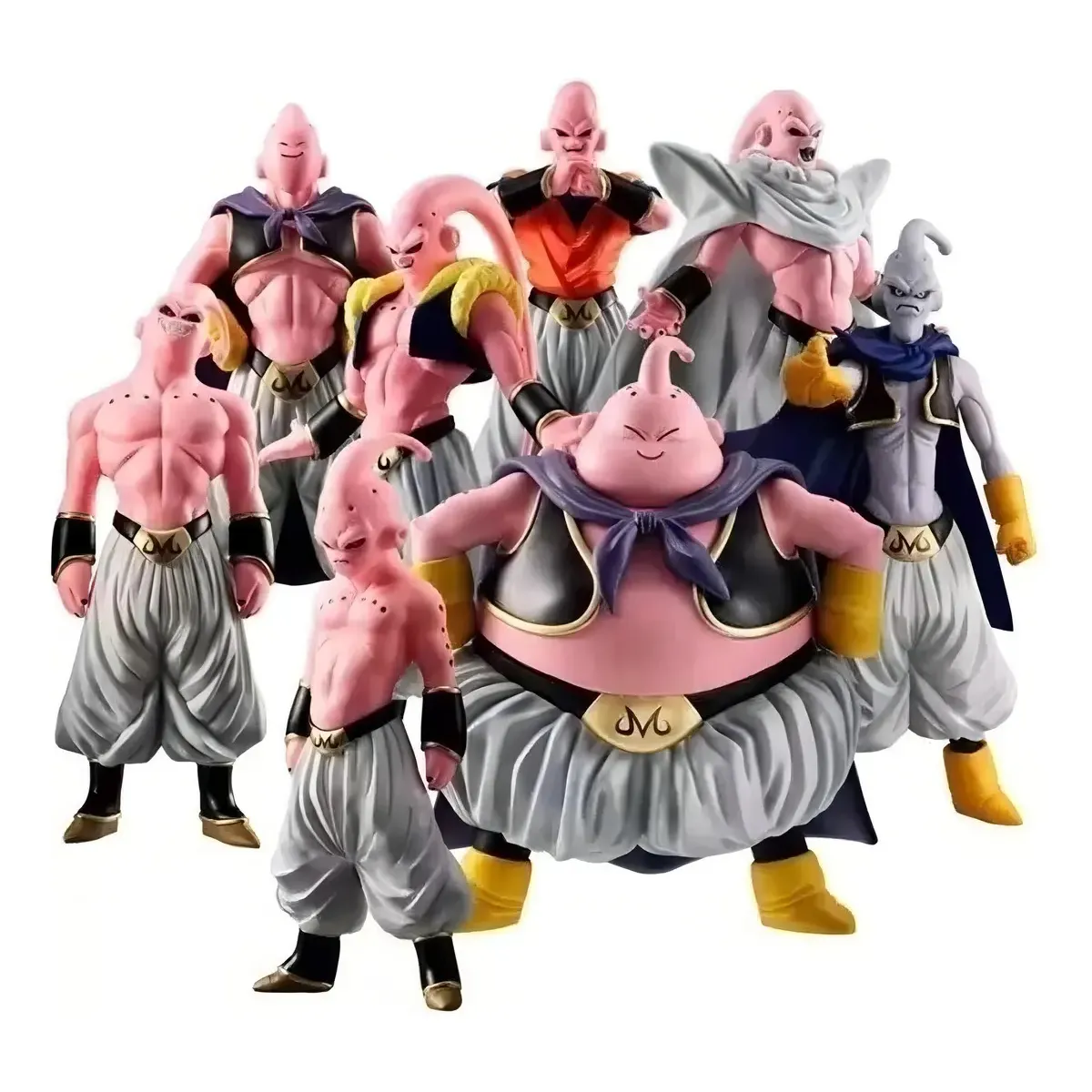 Set 8 Piezas Majin Boo Transformaciones Dragon Ball Z 10cm | Cuotas sin ...