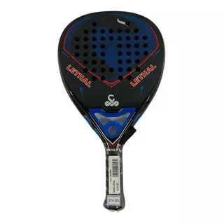 Pala De Padel Vibora Lethal 374gr Color Negro/azul