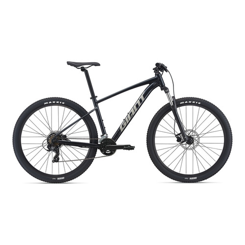 Mountain bike Giant Talon 3  2021 R29 L 7v cambios Shimano M315 y Shimano Tourney color negro/gris  