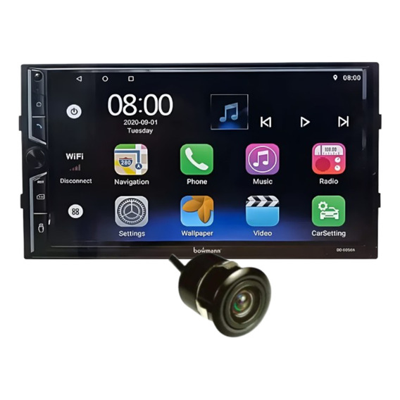 Radio Carro Android Pantalla 7' Tactil  Usb Wifi Gps Bluetooth Bowmann DD-6050A