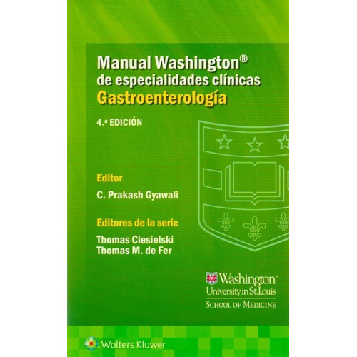 Manual Washington Especialidades Clínicas Gastroenterología