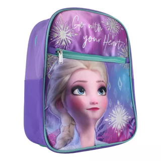 Ruz Mochila Escolar Back Pack Kinder Frozen Elsa Niña 87155 Color Azul Diseño De La Tela No Aplica