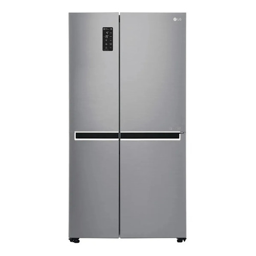Refrigerador inverter frost free LG GS65MPP1 platinum silver con freezer 626L 220V