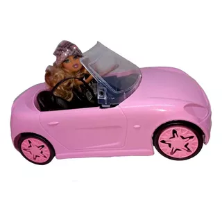 Auto Convertible De Princesas Para Muñecas Para Decorar Color Rosa Claro