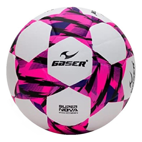 Balón Gaser Futbol Laminado Mate Super Nova Color Rosa