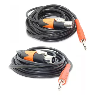 Cable Speakon A Plug Para  Bafles  X 10 Mts X 2unidades