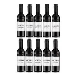 10 Mini Vinho Fino Tinto Halberth Cabernet Sauvignon 375ml