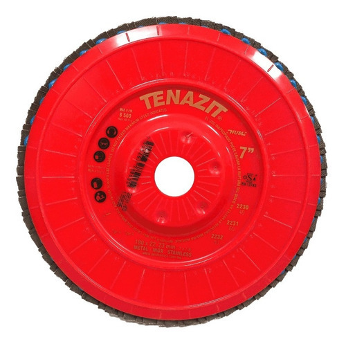 Disco Laminado Austromex 2231 7x7/8 Hum G60 Color Rojo