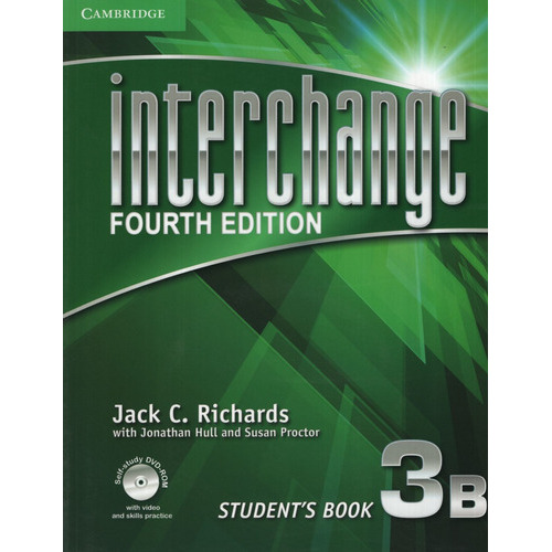Interchange 3b (4th.edition) - Student's Book B + Dvd-rom, De Richards, Jack C.. Editorial Cambridge University Press, Tapa Blanda En Inglés Americano, 2012