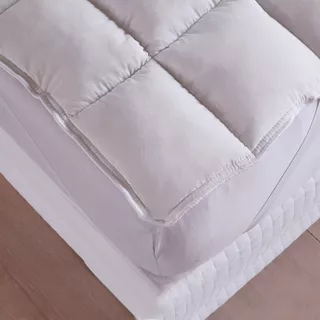 Pillow Top Protetor De Colchão Casal 1600 Gr/m² Algodão Luxo