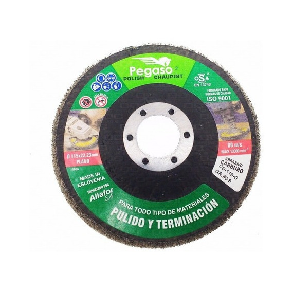 Disco Chaupint Removedor Aliafor 4 1/2 Madera Pintura Metal Color Verde oscuro