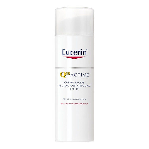 Crema Facial Eucerin Antiarrugas Q10 Active De Día 50 Ml Tipo de piel