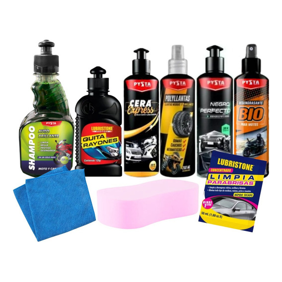 Kit Limpieza Mantenimiento Carro Super Promoción + Espuma