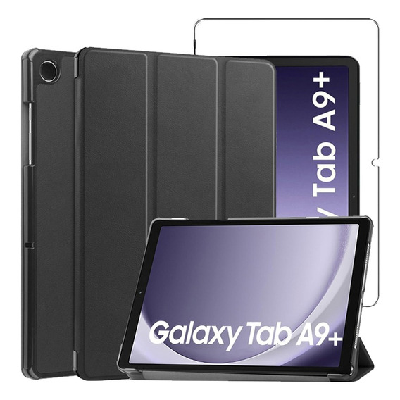 Funda Smart Cover Para Samsung Galaxy Tab A9 Plus + Vidrio