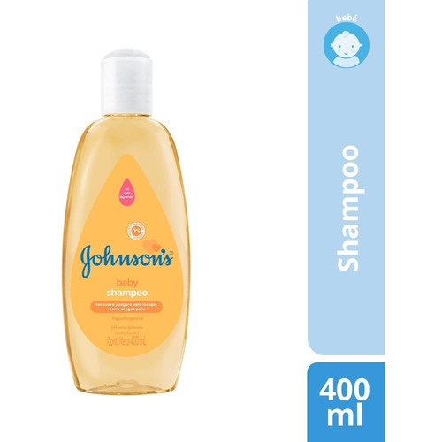 Shampoo Bebé Johnson's® ph Balanceado 400 Ml Hipoalergénico