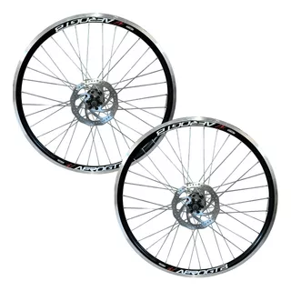 Roda Aro 24 Bicicleta Disco E V-brake Bike Jante Montado