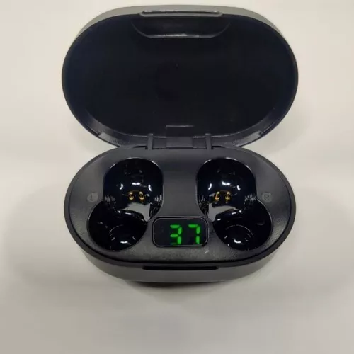Audífonos in-ear gamer inalámbricos Fones de ouvido Sem fio Fones Sem fio  RedMi Fone de ouvido bluetooth negro con luz LED