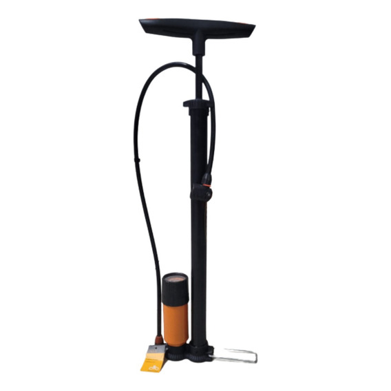 Bombin Inflador Bicicleta 65cm Medidor 160 Psi Full Metal