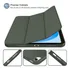 Funda Inteligente Para Ipad 10.9 Con Soporte Lápiz Y Tpu Verde Oscuro