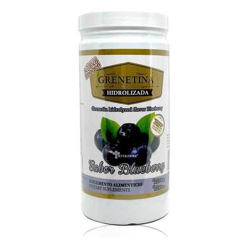 Pretty Bee Grenetina Hidrolizada Blueberry 100% Natural 500 Grs Pretty