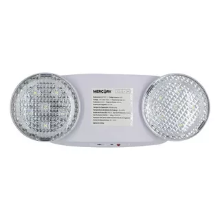 Lámpara Led Emergencia 5.4w Recargable 110v 400lm 12 Led