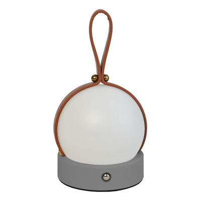 Lámpara De Mesa Led Cct Dimer Usb-c Gris Mks - Gris