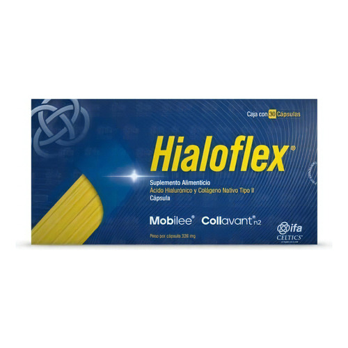 Hialoflex Ácido Hialurónico, Colágeno Con 30 Cápsulas Sabor Sin sabor