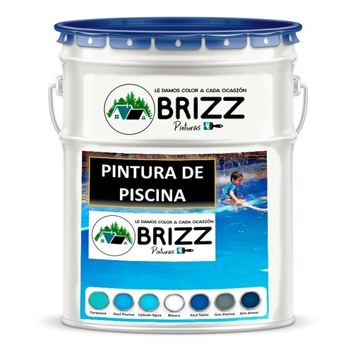 Pintura para piscina Brizz PISCINA azul tahiti