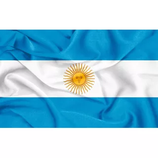 Bandeira Da Argentina 1,45m X 1m Em Tecido Oxford - Grande