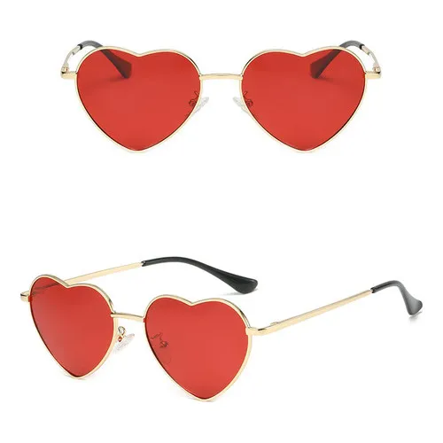 Lentes de sol con forma de corazon deals