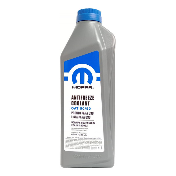 Liquido Refrigerante Mopar Rojo X1l  L62993