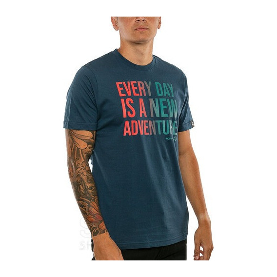 Remera Topper Hombre Every Day Azul Sarga