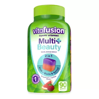 ~? Vitafusion Multivitamin Plus Beauty 2-en-1 Benefits Adult
