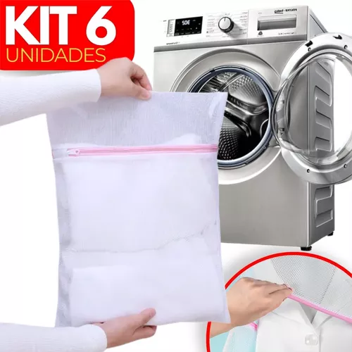 6 bolsas para lavar ropa interior, fáciles de lavar a máquina