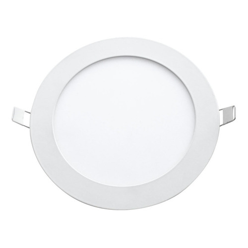 Plafón Embutido Led Redondo 18 W - Frío Color Blanco