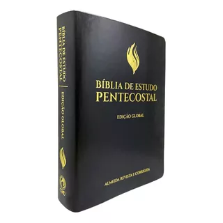 Bíblia De Estudo Pentecostal Edição Global - Letra Grande | Preta