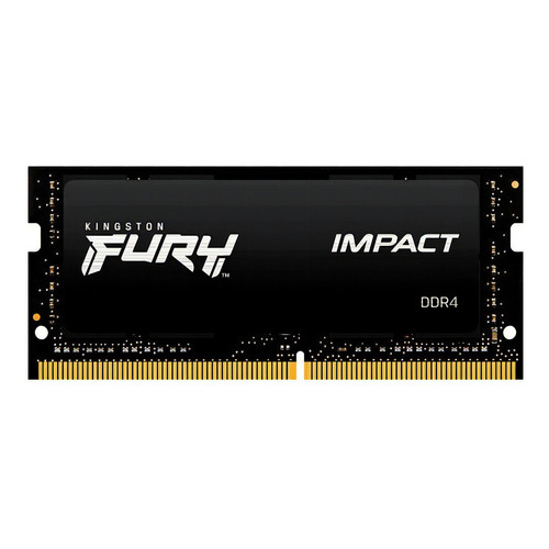 Memoria RAM Fury Impact gamer color negro  32GB 1 Kingston Kf432s20ib/32