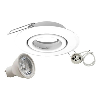 Pack X 25 Spot Embutir Blanco Led 7w Iluminacion