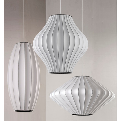 Lampara Colgante Malba 40cm Sustentable Diseño 3d Apto Led