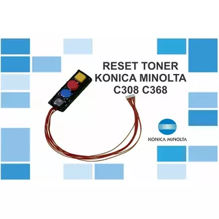 Reset Chip Toner  Konica Minolta  C308 C368 Por Cor Cmyk