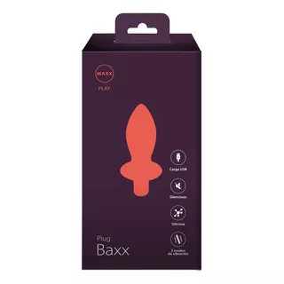 Maxx Play Plug Anal Baxx Plug Anal Vibrador Dilatador Anal