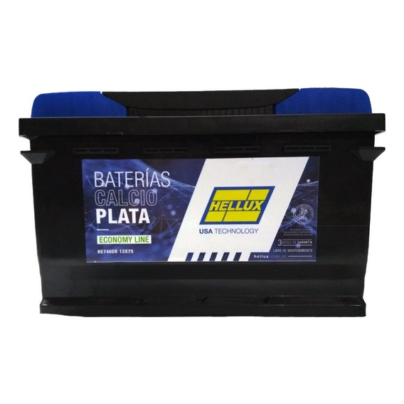 Bateria Hellux Economy 12 X 75   Positivo Derecho He740de