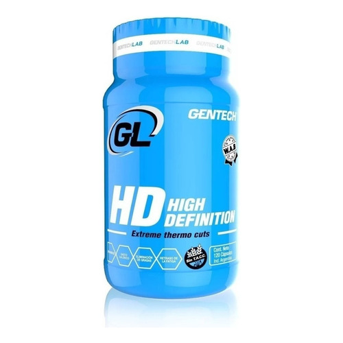 Hd - High Definition 120 Cap - Gentech - Quemador De Grasas 