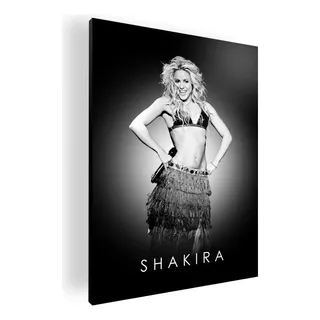 Cuadro Decorativo Diseño Shakira 118x84 Cm Color N/a Armazón N/a