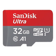 Cartão De Memória Sandisk Sdsquar-032g-gn6ma  Ultra Com Adaptador Sd 32gb