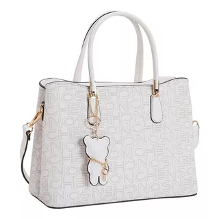 Bolsa Chenson De Mão/transversal Mini Bags Feminino Branco Cor Off White Desenho Do Tecido Liso