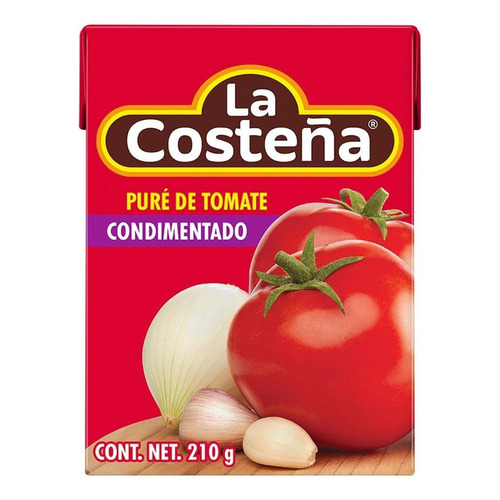 Pure De Tomate La Costeña Condimentado 210g