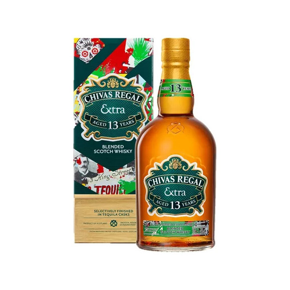 Whisky Chivas Extra Tequila 13 Años Blended Scotch De 750ml 