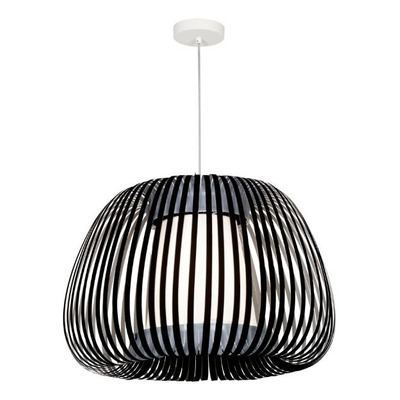 Colgante Tambor S Ø40cm 1xe27 Negro