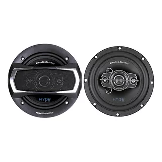 Bocinas 6.5 PuLG Audiobahn As465 4 Vias 800 Watts Serie Hype Color Negro